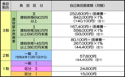 自己負担限度額